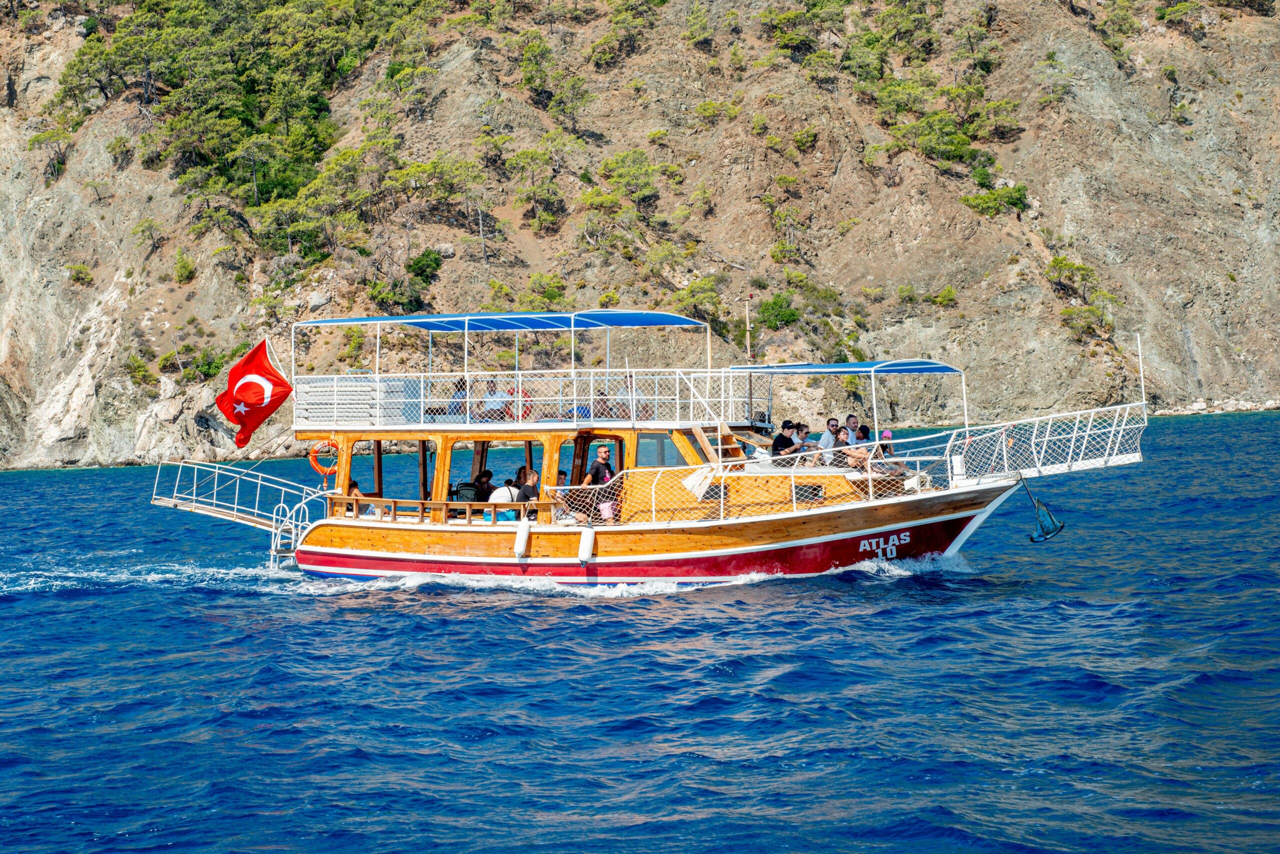 Green Canyon boat tour from Side Turkey