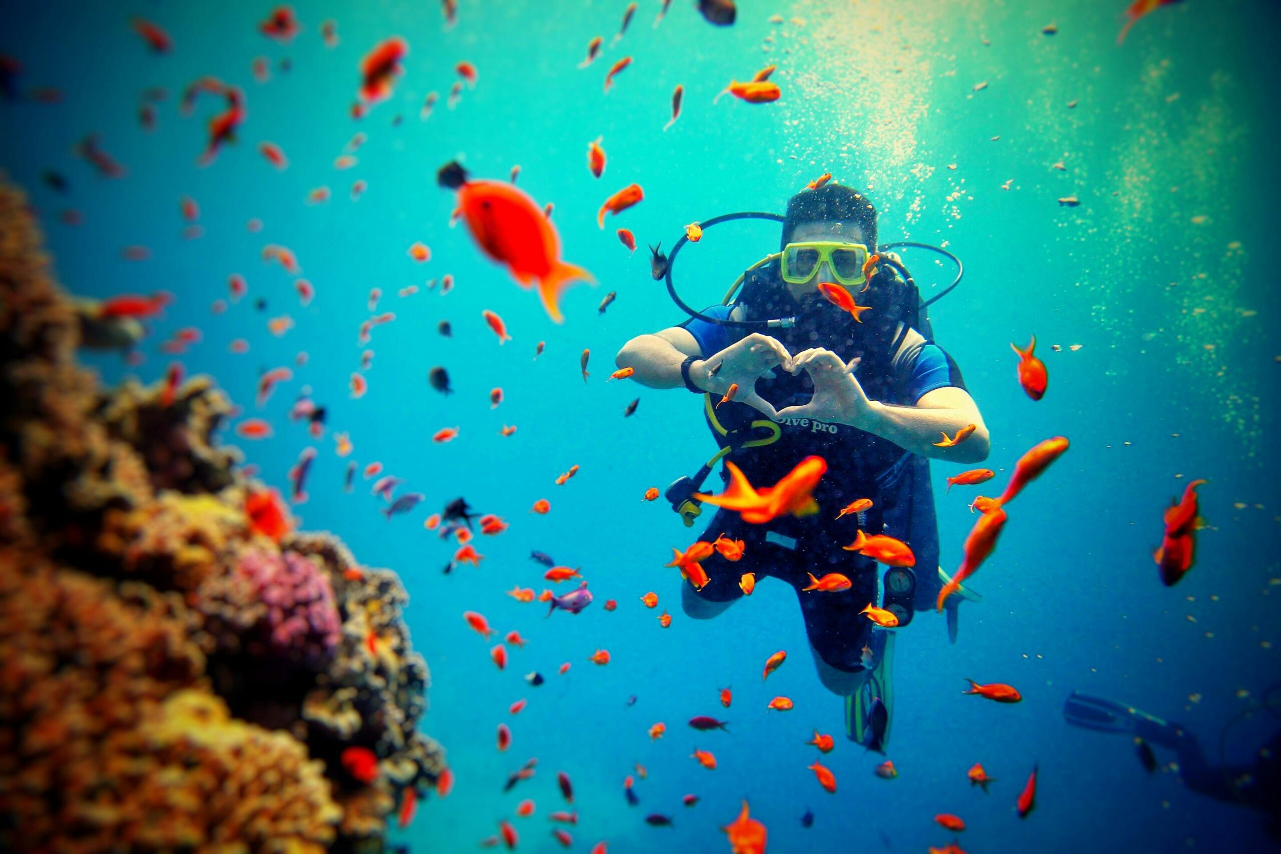 Scuba diving activity in Side Turkey