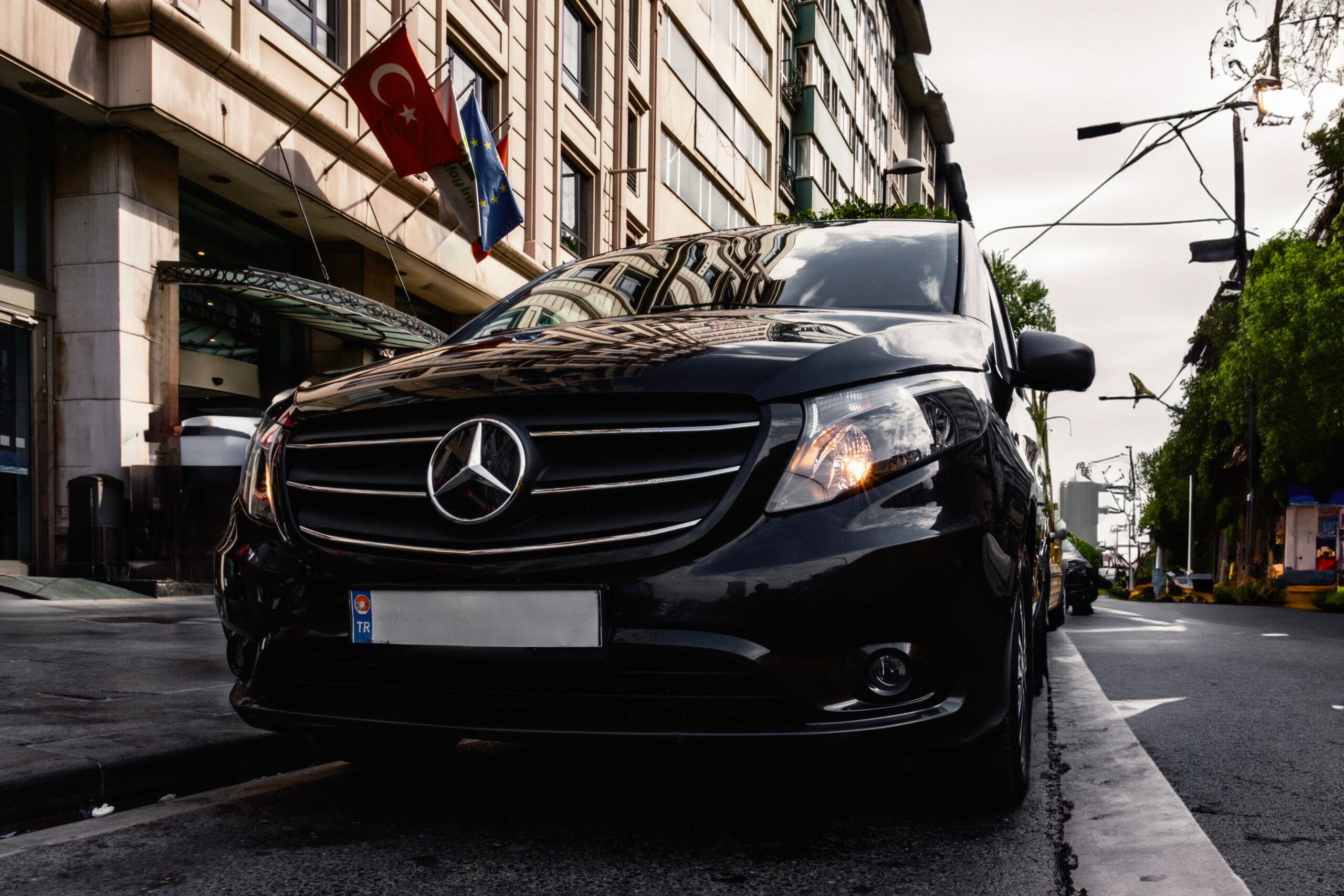 VIP Mercedes transfer from Antalya Airport to Side Turkey